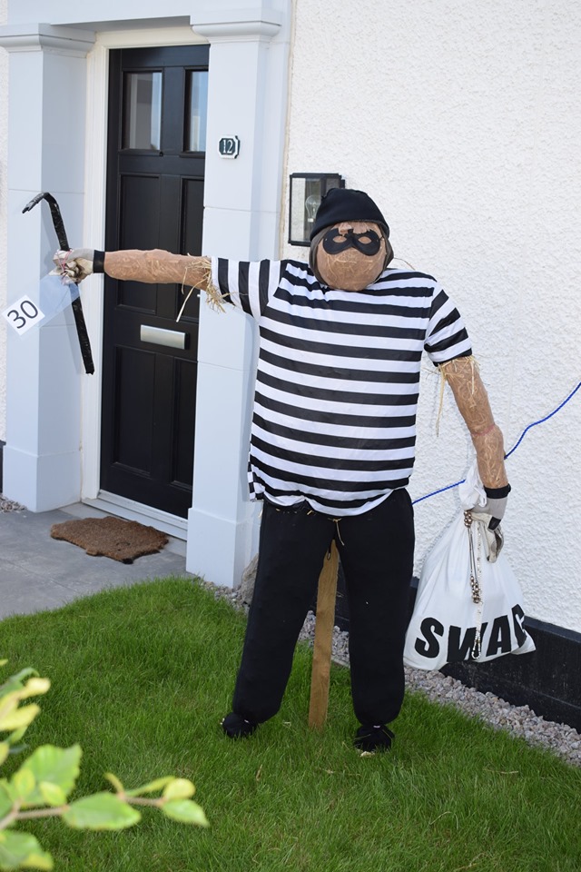 Burglar Chapelton Scarecrow Festival